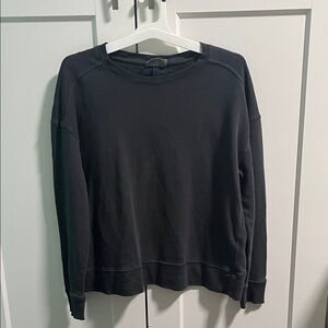 Dark grey crewneck sweatshirt